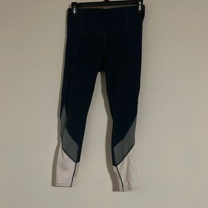 Athleta Performance Leggings with Mesh Details